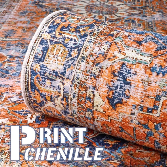 i-VTIES Antique Collection Area Rug,Machine Washable Non-Slip Rug (3x5) - NWT - Picture 5 of 8